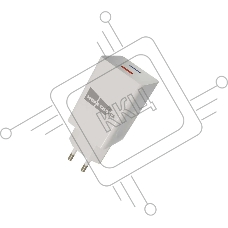 Сетевое зарядное устройство СЗУ Smart 2USB 3.0A QC3.0 быстрая зарядка для Lighting 8-pin More choice NC55QCi, белый