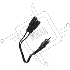 Кабель-адаптер 3.5ST(M)/2*3.5 ST(F), 0.2метра VCOM <CV203> Кабель-адаптер 3.5ST(M)/2*3.5 ST(F), 0.2метра VCOM <CV203>