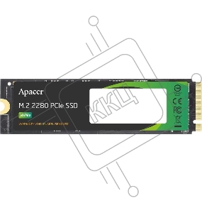 Накопитель Apacer SSD AS2280P4U 2TB M.2 2280 PCIe Gen3x4, R3500/W3000 Mb/s, 3D NAND, MTBF 1.8M, NVMe, 1300TBW, Retail, 5 years (AP2TBAS2280P4U-1)