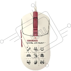 Мышь проводная A4Tech Bloody W72 Ultra Pixels Red рисунок/бежевый/красный, 20000 dpi, USB, кнопки - 7