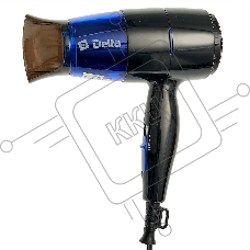 Фен DELTA DL-0907 черный с синим