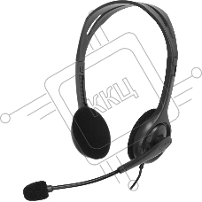 Гарнитура проводная Logitech Headset H111 Stereo grey (981-000594/981-000593/981-000588)