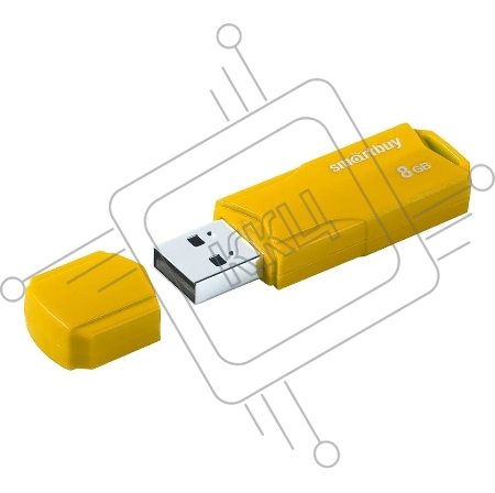 Накопитель USB SmartBuy 8GB CLUE Yellow (SB8GBCLU-Y)