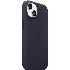 Чехол (клип-кейс) Apple для Apple iPhone 14 Leather Case with MagSafe темно-фиолетовый (MPP63FE/A)