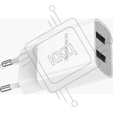 Зарядное устройство BOROFONE (6931474739148) BA53A Powerway 2USB белый