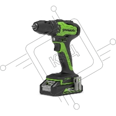 Дрель-шуруповерт Greenworks 3704007UA, Аккумуляторная, 24В