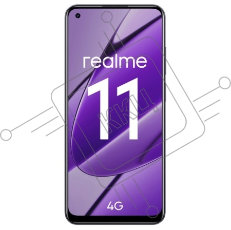 Смартфон Realme 11 RMX3636 8/256Gb черный (631011000556)