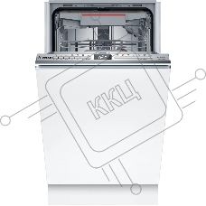 Встраиваемая посудомоечная машина Bosch SPV4HMX65Q, 45 см, 10 комплектов, электронное управление, дисплей, энергоэффективность А+, уровень шума 48 дБ, цвет белый
