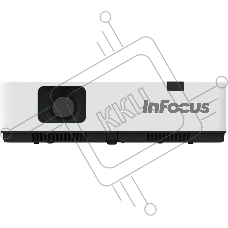 Проектор INFOCUS IN1014 3LCD, 3400 lm, XGA (1024x768), 2000:1, 1.481.78:1, 3.5мм in, Composite video, VGA IN, HDMI IN, USB b, лампа 20000ч.(ECO mode), RS232, 1x10W, 31дБ, 3,1 кг