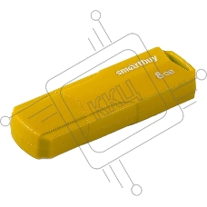 Флеш диск USB SmartBuy 8GB CLUE Yellow (SB8GBCLU-Y)