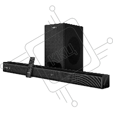 Саундбар SVEN SB-2400DD черный (Dolby Digital Plus, 2х80 + 240 Вт, Bluetooth, ПДУ, USB)