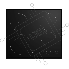 Индукционная варочная поверхность Hotpoint HB 2560S BA, 4 конфорки, стеклокерамика, 7200 Вт