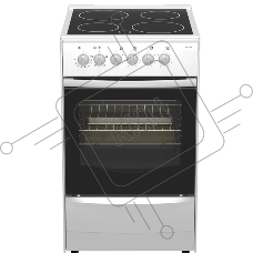 Плита электрическая Darina 1B EС 341 606 W белый, конфорок 4 шт, духовка 50 л, 50 см x 85 см x 60 см