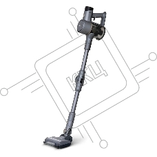 Пылесос вертикальный BQ VCA1004W серый, питание от аккумулятора, 50 Вт, уборка сухая/влажная, пылесборник 0.6 л, работа от АКБ max  35 мин.