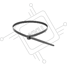 Хомут DKC P6.6 стандартный, черный 3,6x140