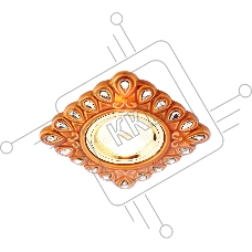 Светильник встраиваемый D5550 SB/CL бронза прозрачный керамика