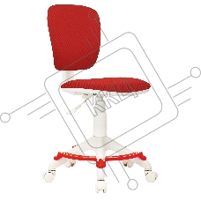 Кресло детское Бюрократ CH-W204/F 26-22 красный, крестовина пластик, подст. для ног, пластик белый Кресло детское Бюрократ CH-W204/F 26-22 красный, крестовина пластик, подст. для ног, пластик белый