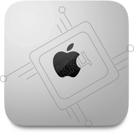 ПК Apple Mac mini A2686 slim M2 8 core (3.49) 8Gb SSD256Gb 10 core GPU macOS GbitEth WiFi BT серебристый (MMFJ3CH/A)