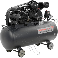 Компрессор поршневой Парма K-2200/100РМ масляный, 336 л/мин, 100 л, 2200 Вт, серый/черный