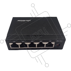 Коммутатор неуправляемый NEOMAX NMS-105P-1000-S, 5 портов 1000 Mbps, металл