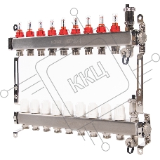 Коллектор Royal Thermo нерж. в сборе с расходомерами 1
