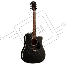 Электроакустическая гитара Kepma D1CEPRO-K1-BKM цвет черный