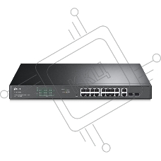 Коммутатор TP-Link TL-SG1218MPE, 16×1 Гбит/с PoE + 2×1 Гбит/с Uplink + 2×1 Гбит/с SFP, настраиваемый