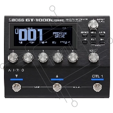 Компактная версия гитарного процессора эффектов GT-1000 BOSS GT-1000CORE 500 патчей, 116 эффектов, Looper, MIDI, USB интерфейс, большой ЖК дисплей