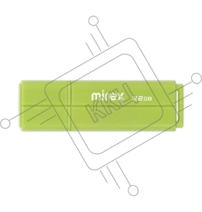 Флеш накопитель 32GB Mirex Line, USB 2.0, Зеленый