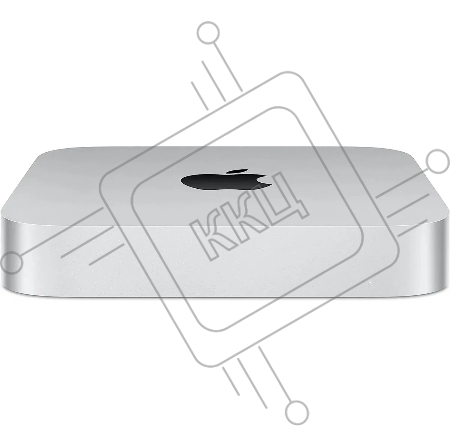 ПК Apple Mac mini A2686 slim M2 8 core (3.49) 8Gb SSD256Gb 10 core GPU macOS GbitEth WiFi BT серебристый (MMFJ3CH/A)