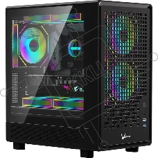 Компьютерный корпус Formula Air Mesh G2 черный без БП mATX 3x120mm 2xUSB3.0 audio