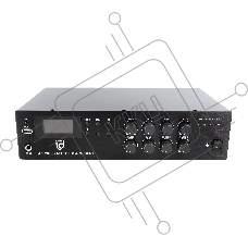 Микшер-усилитель Intrend [ITMXAMP-60MT] MP3, FM тюнер, USB, Bluetooth, 2хMic/3хLine входы, 1хLine выход,60 Вт, 4/8Ом/100V, IR-пульт в комплекте