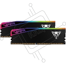 Оперативная память Patriot Memory Viper Elite 5 Ultra RGb RTL Gaming VEUR564G6028K DDR5 2x32Gb 6000MHz PC5-48000 CL28 DIMM 288-pin 1.4В kit single rank с радиатором Ret