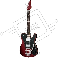 Электрогитара SCHECTER [PT FASTBACK II B M RED] электрогитара 6-струнная, корпус: ольха, гриф: клен, накладка: палисандр, 22 лада, Bigsby, цвет: Metallic Red (MRED)