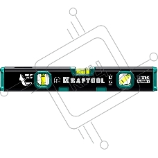Компактный магнитный уровень с зеркальным глазком Kraftool 300 мм