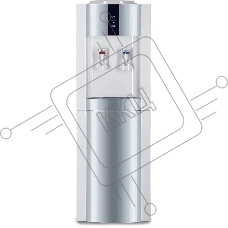 Кулер AEL LD-AEL-47c напольный электронный белый/серебристый