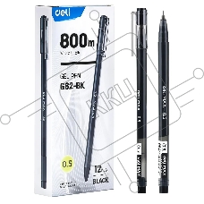 Ручка гелевая Deli MaX EG62-BK черн d=0.5мм черн. черн.
