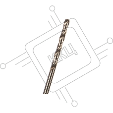 Сверло по металлу HSS-G 4.9мм Standard (10шт)