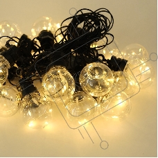 Гирлянда светод. уличн. Funray Лампочки,SE-BULBS-10100WW,3*АА,10м,100LED,20ламп,тепл.бел,черн.шн.2м, Гирлянда светод. уличн. Funray Лампочки,SE-BULBS-10100WW,3*АА,10м,100LED,20ламп,тепл.бел,черн.шн.2м,