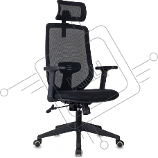 Кресло руководителя Бюрократ MC-511N-H черный Elastic-102 сетка/ткань крестов. пластик