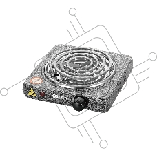 Плита настольная электрическая Sakura ПЭ-08 1500Вт 150мм 1конф/спир графит