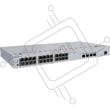 Коммутатор Huawei S220-24P4X (L2, 24*10/100/1000BASE-T ports(400W PoE+), 4*10GE SFP+ ports, built-in AC power)