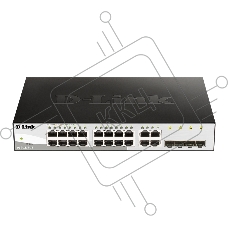 Коммутатор D-Link DGS-1210-16/G2A, 16×1 Гбит/с + 4×1 Гбит/с Combo, настраиваемый