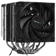 Кулер для процессора DEEPCOOL AK620 черный, 120 мм, алюминий/медь, 1850 об/мин, 28 дБ, 4 pin, 260 Вт, 162 мм
