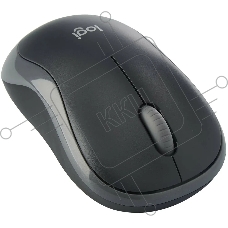Мышь беспроводная Logitech B175 черный/серый, 1000 dpi, радиоканал, USB, кнопки - 3