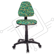 Кресло детское Бюрократ KD-4/PENCIL-GN зеленый карандаши