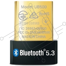 Сверхкомпактный USB‑адаптер Bluetooth 5.3 Tp-Link UB500 /черный (UB500 V2)