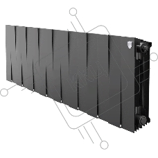Радиатор биметаллический Royal Thermo PianoForte 300 чёрный - 16 секц.