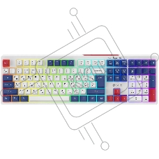 Клавиатура Оклик 725G белый/красный USB Multimedia for gamer LED (2070294)