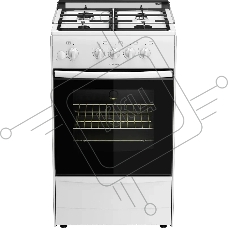 Плита газовая Darina 1B1 GM 441 008 W белый/черный, конфорок 4 шт, духовка 50 л, 50 см x 85 см x 51 см